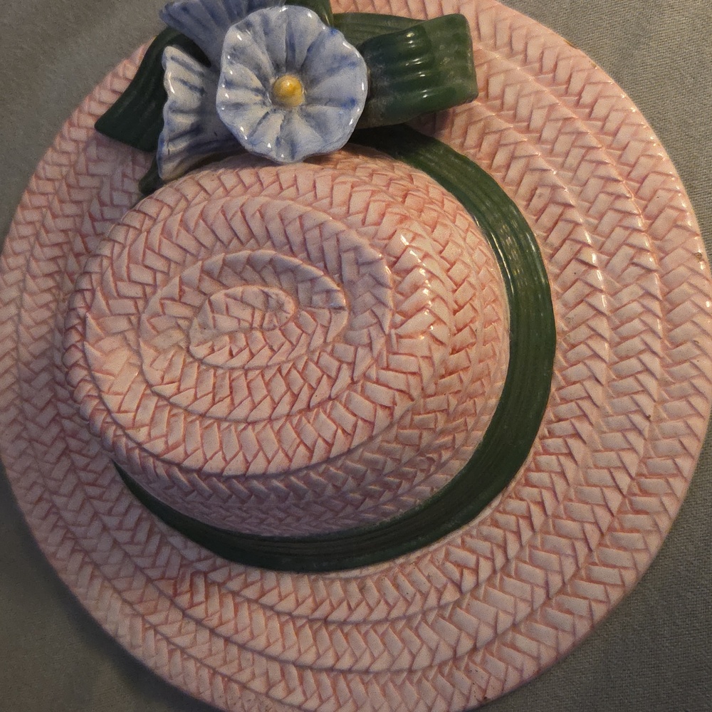 Collezione Italiano Seymour Mann Ceramic Wall Decor Hat